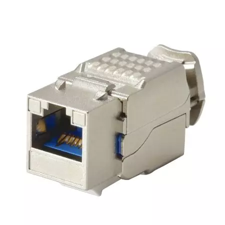 Category 5e - Shielded Super Cat 5e Component-Rated Toolless Keystone Jack